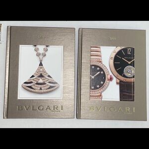 Set of 2 BVLGARI Coffee Table Books. Private Shoppers guide.